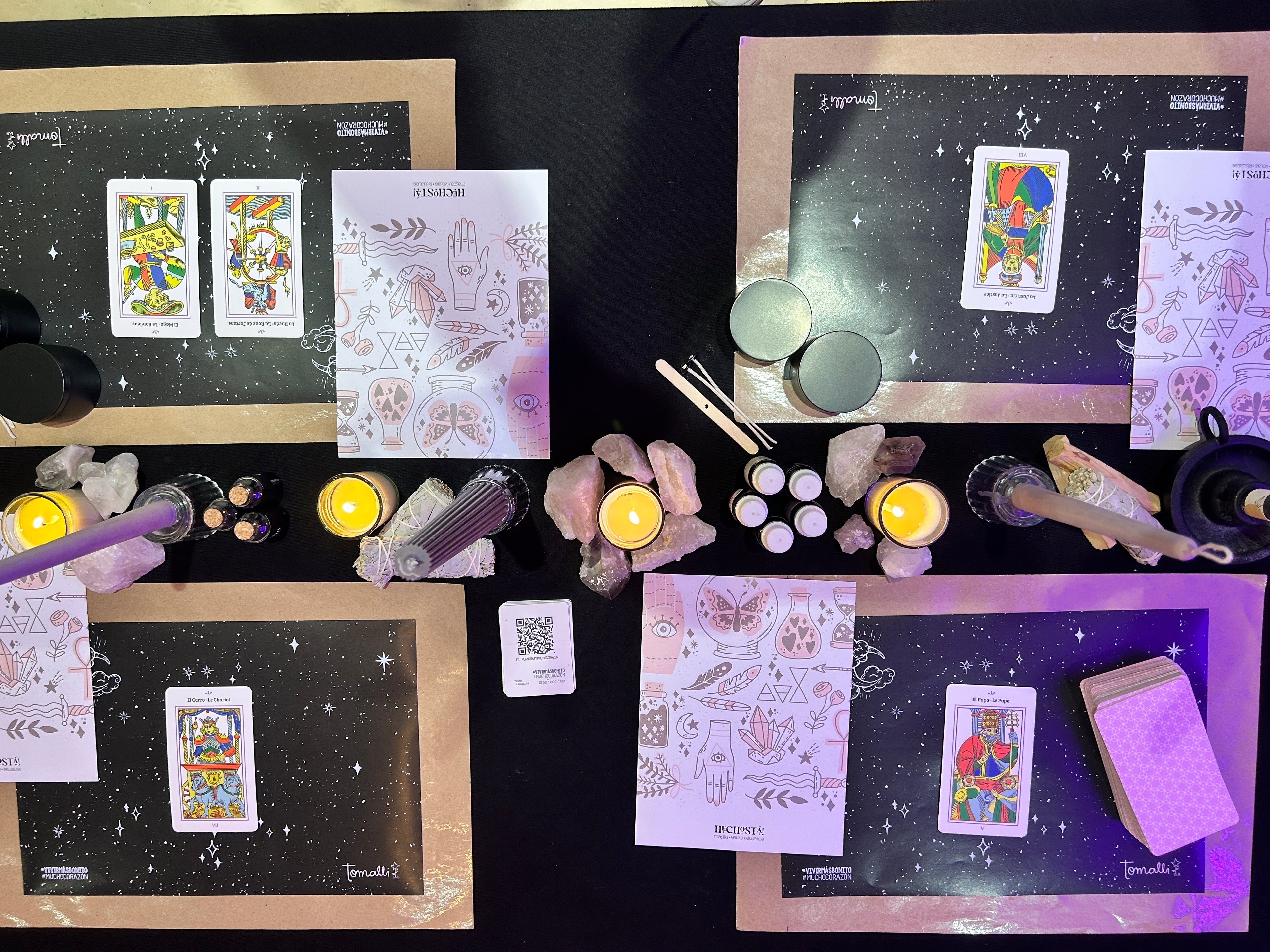 Arcanos y Velas · Luces y Sombras